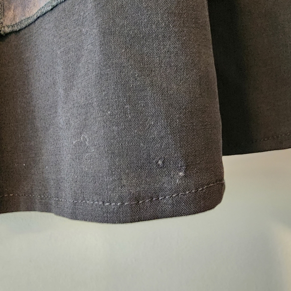 Gerard Darel Pleated Blade Panel Midi Wool Skirt - Picture 7 of 7